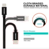 „Swissten Textile“ universalus greito įkrovimo 3.1 USB-C / USB-C duomenų ir įkrovimo laidas, 3 m, juodas