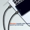 Kabelis USB Swissten Swissten Textile Universal Quick Charge 3.1 USB-C / USB-C Data and Charging Cable 0.2m sidabrinis