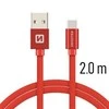 Swissten Textile Universal Quick Charge 3.1 USB-C duomenų ir įkrovimo laidas 2m