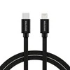 „Swissten Textile“ universalus greitas įkrovimas 3.1 USB-C su „Lightning Data“ ir 1,2 m įkrovimo laidas