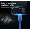 Swissten Textile Universal Quick Charge 3.1 USB-C duomenų ir įkrovimo laidas 1,2 m