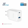 Įkroviklis Swissten SWISSTEN tinklo adapteris CORE GaN 45W, 2 prievadų, 1x USB-C , 1x USB-A