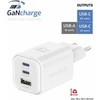 SWISSTEN Síťový adaptér GaN 2x USB-
