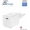 SWISSTEN GaN USB-C 20W maitinimo adapteris baltas