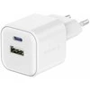 Swissten kelioninis įkroviklis GaN USB-C 20W PD / USB-A 18W QC