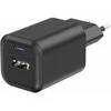 Swissten kelioninis įkroviklis GaN USB-C / PD USB-A / 18W QC / 45W