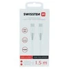 Kabelis USB Swissten USB-C - USB-C 1.5 m Baltas (71506520)