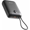 „Swissten Voltbox“ 35 W išorinė baterija, 20000 mAh, su integruotais USB-C ir „Lightning“ laidais
