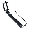 Swissten asmenukių lazda su laidu Wired Selfie Stick 81cm su valdymo mygtuku (Juoda)