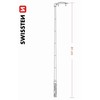Swissten asmenukių lazda su laidu Wired Selfie Stick 81cm su valdymo mygtuku (Juoda)