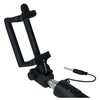 Swissten asmenukių lazda su laidu Wired Selfie Stick 81cm su valdymo mygtuku (Juoda)