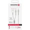 Swissten belaidis įkroviklis 2in1 Apple Watch ir Lightning USB-C 1,2m
