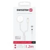 Įkroviklis Swissten belaidis įkroviklis 2in1 Apple Watch and Lightning, USB-C 1,2 M