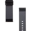 Išmaniojo laikrodžio odinis Tactical dirželis, Juodo spalvos, 22mm