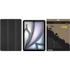 Tactical Book Tri Fold dėklas skirtas Apple iPad iPad Air 11 2024/Air 5 2022/Air 4 2020 juodos spalvos