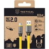 Tactical Fat Man 2.0 kabelis USB-A/USB-C 1m geltonos spalvos