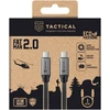 Tactical Fat Man 2.0 kabelis USB-C/USB-C 1m pilkos spalvos