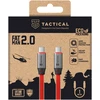 Tactical Fat Man 2.0 kabelis USB-C/USB-C 1m raudonos spalvos