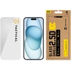 Tactical apsauginis stiklas Shield 2.5D skirtas Apple iPhone 15 skaidrus