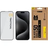 Tactical apsauginis stiklas Shield 5D skirtas Apple iPhone 15 Pro su juodos spalvos krašteliu