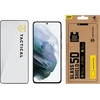 Tactical apsauginis stiklas Shield 5D skirtas Samsung Galaxy S21 su juodos spalvos krašteliu