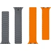 Tactical MagBand apyrankė skirta Apple Watch 42/44/45/49 pilkai oranžinės spalvos