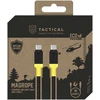 Tactical MagRope USB-C/USB-C 1m juodos ir geltonos spalvos