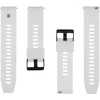 Tactical Quick Release silikoninė apyrankė 22mm baltos spalvos