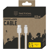 Tactical Smooth Thread kabelis USB-A/Lightning 1m baltos spalvos
