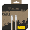Tactical Smooth Thread kabelis USB-C/Lightning 0.3m baltos spalvos