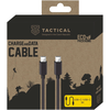 Tactical Smooth Thread kabelis USB-C/USB-C 1m juodos spalvos
