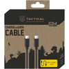 Tactical Smooth Thread Kabelis USB-C/USB-C 0.3m juodos spalvos