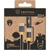 Tactical Stinger kabelis su žibintuvėliu USB-C/USB-C 1,5m juodos spalvos
