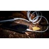 „Tactical Stitch Thread“ laidas USB-C/Lightning 1m baltos spalvos