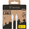 „Tactical Stitch Thread“ laidas USB-C/Lightning 0.3m baltos spalvos