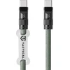 Tactical Wire Snake USB-C 1.2m žalios spalvos