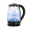 TEESA elektrinis virdulys, stiklinis, 2200 W, juodas, 1.7 L