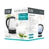 TEESA elektrinis virdulys, stiklinis, 2200 W, juodas, 1.7 L