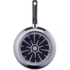 Tefal D52606 Resist keptuvės 28cm su veidrodžio efektu, juodos