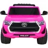 Triton Rožinė Elektromobilis Toyota Hilux 4x4, Rožinė