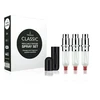 Travalo Classic HD SET Sidabrinis pildomų kvepalų buteliukų (atomaizerių) rinkinys, 3 x 5 ml