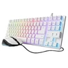 Klaviatūra Trust GXT 798W 2-in-1 Žaidimų Įrangos Rinkinys | Baltas | US