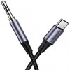 UGREEN lizdas 3.5mm AUX - USB-C kabelis 1m - Pilkas