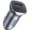 Automobilinis įkroviklis Ugreen CD130 USB-C/USB-A 30W pilkas