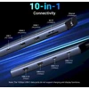 Adapteris / Hub USB-C 10w1 Ugreen CM639, 2x HDMI, 2x USB, RJ45, SD/TF, PD 100W