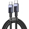 Ugreen Type C 2.0 Vīrietis uz Type C 2.0 Vīrietis 5A Datu Kabelis 1M Melns