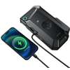 USAMS Jumpstarter Powerbank 8000mAh + built-in flashlight juodos spalvos ZB287