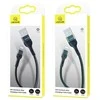 USAMS Kabelis pintas U55 2A lightningjuodos spalvos 1m SJ448USB01 (US-SJ448)