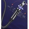 USAMS Kabelis magnetinis U59 lightning 2.1A Fast Charge 1m pintas juodos spalvos SJ472USB01 (US-SJ472)
