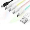 USAMS kabelis U-Turn microUSB 1mbaltos spalvos 2A MICUSBXD02 (US-SJ098)